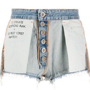 Unravel project reversed short jeans